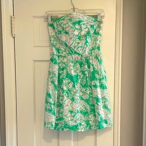 Lilly Pulitzer strapless mini dress